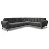Ecksofa VOLARE L-Form, Ottomane links, Chenille Storm in Produktbild-Vorschau 2