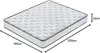 DEWINNER Matelas 160x200,Mousse 22 cm et Mousse A Mémoire Voir les images du produit 2