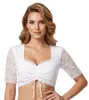 Solidchoice - Blusa de estilo dirndl, color gris, con Vista previa de la imagen del producto 1
