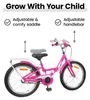 vidaXL Kinderfahrrad 18 Zoll für 5-7 Jahre alt Rosa Produktbild-Vorschau 6