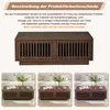 Merax rechteckig Couchtisch mit 2 Türöffnung, MDF + Produktbild-Vorschau 8
