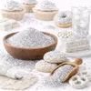 Paillettes alimentaires en poudre Argent pour gâteaux, Voir les images du produit 2