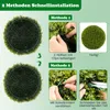 Umělé zimostrázové koule o průměru 50 cm, 2 keře z PE Náhled obrázku produktu 7