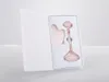 Gua Sha Massage-Set aus echtem Rosenquarz | Stein & Roller Produktbild-Vorschau 5