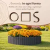 Floranica Bordura da giardino flessibile 20 x 100 cm Anteprima dell’immagine prodotto 4