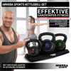 Miweba Sports Kettlebell-Set | 3-er Set - mit Ablage - 2kg, Produktbild-Vorschau 2