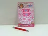 A package of baby doll diapers is displayed on a white surface with a red pen in the foreground. Produktbild-Vorschau