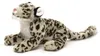Kuscheltier Schneeleopard liegend 40 cm grau/braun Produktbild-Vorschau 3