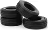 4 Stücke RC Kleine Gummireifen Rad Reifen für Tamiya Produktbild-Vorschau 3