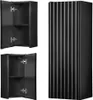 Hängeschrank 'Skelbolu' mit einer Tür gerillt 57 x 20 x 19 Produktbild-Vorschau 1