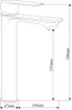 Mexen Royo rubinetto alto da lavabo, oro - 72210-50 Anteprima dell’immagine prodotto 5