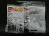The back of a sealed plastic bag containing a Lego Star Wars Imperial Tie Fighter set. Produktbild-Vorschau