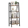 VASAGLE Scaffale in piedi, libreria, scaffale a scala, con Anteprima dell’immagine prodotto 2