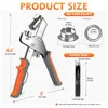 Ösenzange-Set mit 200 Ösen, 10 mm, für Stoff, Leder, Plane, Segel Productafbeelding-voorbeeld