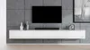 AX LIVING TV Bank weiß Loriano weißes TV Board 3x100 cm Produktbild-Vorschau 1