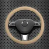 HEYNER® Housse de volant 37-39 cm pour voiture, beige, en Voir les images du produit 8