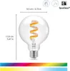 WiZ Filament-Lampe in Kugelform, transparent, 40 W G95 E27, Produktbild-Vorschau 4