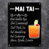 Metallschild in 15x20 cm mit Cocktailrezept für Mai Tai Produktbild-Vorschau 2