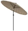 vidaXL Sonnenschirm mit Aluminium-Mast 250 cm Taupe Produktbild-Vorschau 3