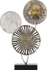 BELIANI Dekoration Gold/ Silber aus Metall 3-teilige Produktbild-Vorschau 1