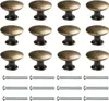 12 vintage bronzových úchytek na kuchyňské skříňky, 30 mm Náhled obrázku produktu 1