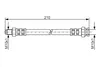 BOSCH 1 987 476 877 Bremsschlauch für FIAT Panda Schrägheck Produktbild-Vorschau 11