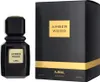 A bottle of Ajmal Amber Wood Eau de Parfum and its packaging are displayed side-by-side against a white background. Náhľad obrázku produktu