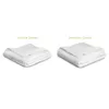 Two folded white blankets are shown side-by-side against a white background, each labeled with its weight class. Produktbild-Vorschau