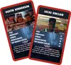 Two trading cards from the Stranger Things Top Trumps game, featuring Dustin Henderson and Lucas Sinclair. Náhled obrázku produktu