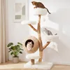 COSTWAY Kratzbaum 134cm, 5-stöckig Katzenkratzbaum mit Produktbild-Vorschau 1