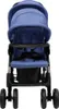 vidaXL Tandem-Zwillingskinderwagen Marineblau Stahl Produktbild-Vorschau 2