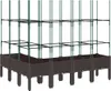vidaXL Pflanzkübel mit Rankgitter Braun 160x120x142,5 cm PP Produktbild-Vorschau 5