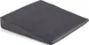 A dark gray wedge-shaped cushion on a white background. Produktbild-Vorschau