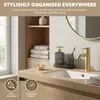 Set di accessori da bagno eluno BURANO, 3 pezzi, in vetro Anteprima dell’immagine prodotto 3