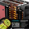 A cutaway view of a toaster showing its internal components, with a slice of avocado toast in the foreground. Náhled obrázku produktu