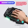 INF Einhändige Gaming-Tastatur, Tastenfeld, Maus, Produktbild-Vorschau 3