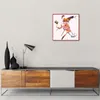 Leinwandbild banksy hooligan mit einem blumenstrauß 50x50 Produktbild-Vorschau 2