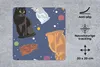 MuchoWow® Mauspad Mousepad Muster - Katze - Weltraum - Produktbild-Vorschau 3