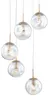 home24 Pendelleuchte - Glas / Metall Produktbild-Vorschau 4