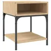 Table de chevet chêne Sonoma 40x41x50 cm bois composite Voir les images du produit 2