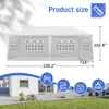 LEADZM 3 x 6 m Vierwandzelt mit Spiralrohren Wasserdichtes Produktbild-Vorschau 7