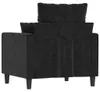 vidaXL Sessel Schwarz 60 cm Samt Produktbild-Vorschau 5