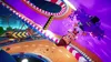 A character is racing on a colorful track in a video game. Náhled obrázku produktu