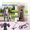 JUSKYS® Kinderroller Lumox - Rosa, LED Räder, Produktbild-Vorschau 5