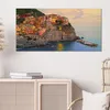 DEQORI Hybrid Leinwand Bild 100x50 cm 'Klippenlichterfest' Produktbild-Vorschau 4