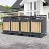 Mülltonnenbox 4er Set für 240 Liter Tonnen Produktbild-Vorschau 9