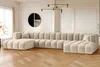 Kaiser Möbel Ecksofa, U-from, Sofa Grand U XL modular stoff Produktbild-Vorschau 1