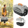 NAIZY Katzentransportbox, Transportbox Katze mit Metalltür Produktbild-Vorschau 1
