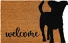 HOME ELEMENTS Rohož z kokosových vláken, Welcome pes, 40x60 Náhled obrázku produktu 1