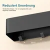 doporro Wandgarderobe mit Ablage, Garderobenleiste 40 cm Produktbild-Vorschau 5